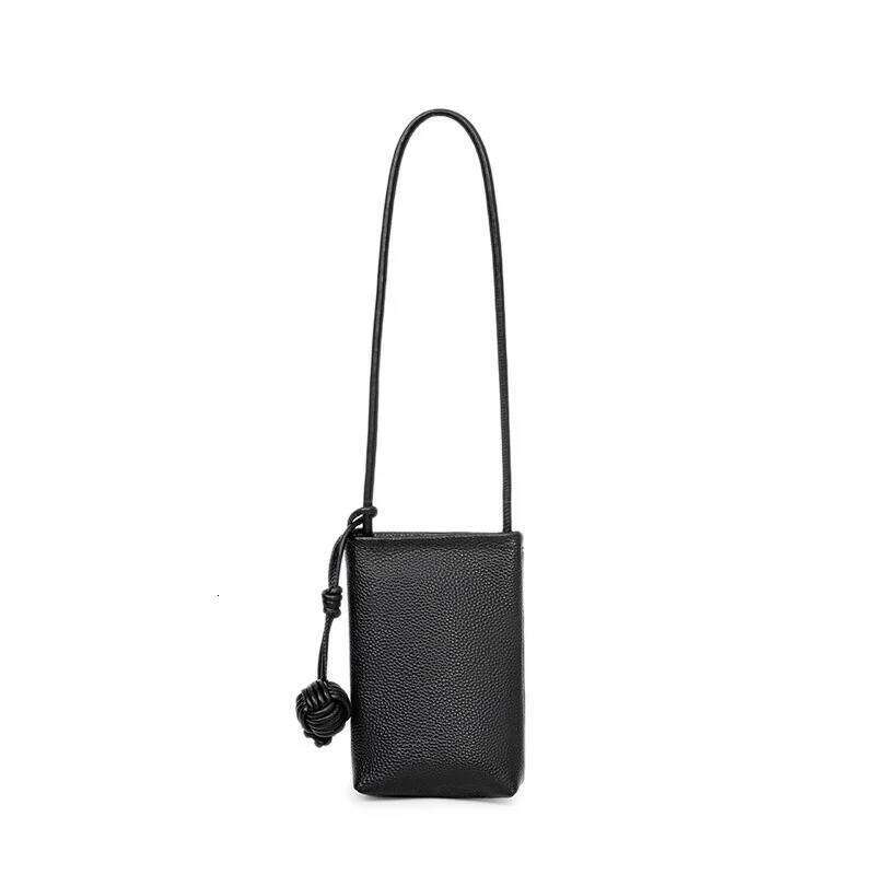 Wholesale leather versatile crossbody small shoulder simple texture phone bag for women fresh XJ260109