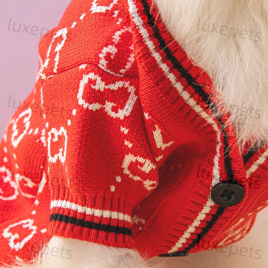 Outdoor Coats for Dog Designer Dog Clothes Pet Sweater Winter Warm Knitted Weather Pets cbca51