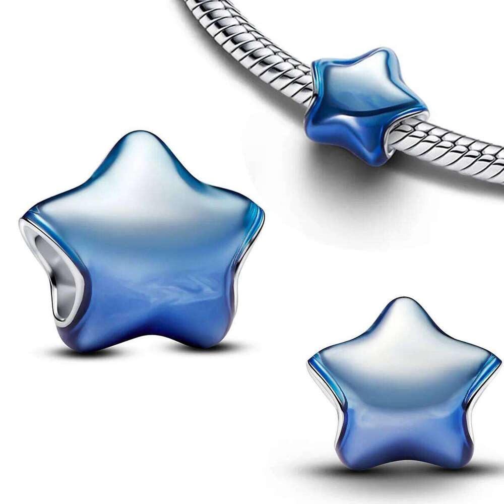 2026 New 925 Sterling Silver Charms Colorful Heart Bee Flower key Lock Mushroom Beads Bracelets Necklaces Womens DIY Jewelry Gift