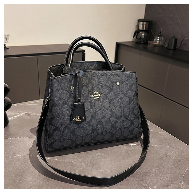 Trendy Monogram Design handbag shoulder bag Crossbody bag, Classic Shell Silhouette Detail, With Top Handle & Adjustable Strap, Suitable For Daily Use, Parties, Travel