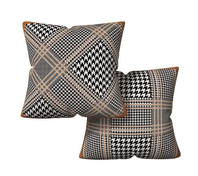 Pillow Case French Cream Style Sofa Living Room Natural Wood Color Cushion Modern Light Luxury Pillow Cover