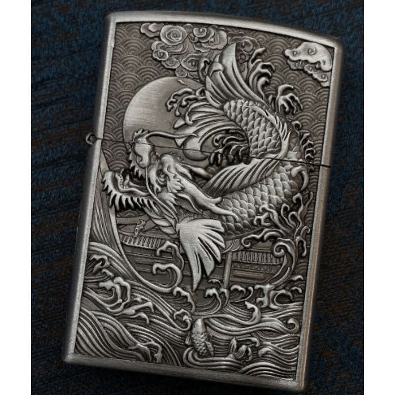 Lighter, metal grinding wheel, kerosene lighter, copper alloy lighter H260109