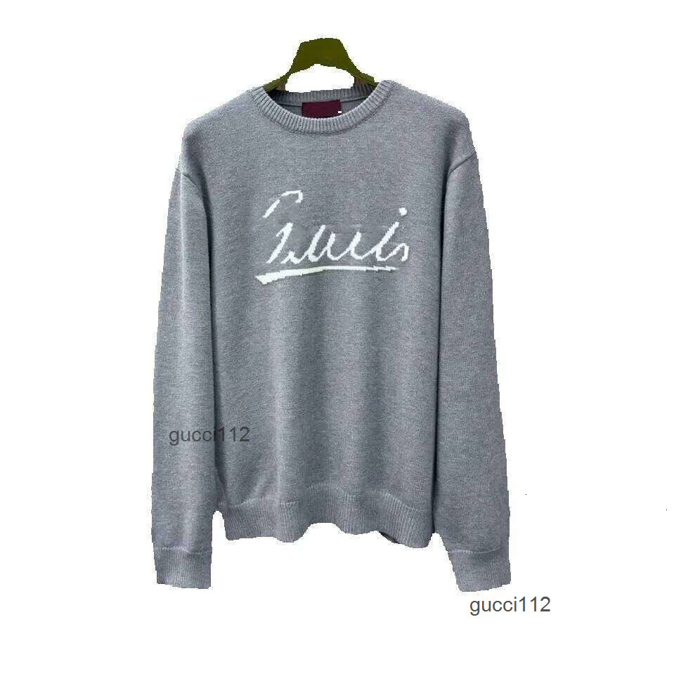 designer high quality designer clothing fashionable luxury knitted long sleeved mens jacquard letter classic sweaters guccishirts gucciis guccis gg JB99