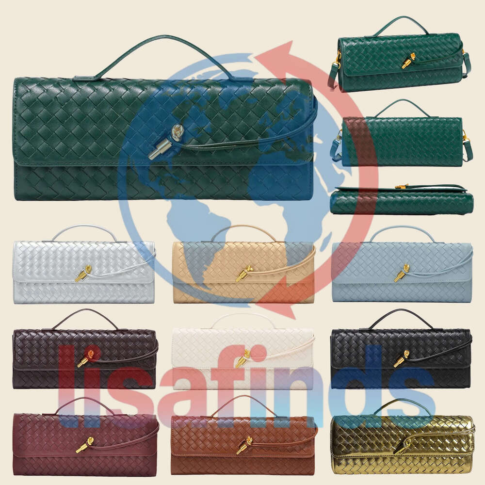 Tote Woven Shoulder Fashion Baguette Andiamo Crossbody Popular Daily Casual Bags Designer Women Bag