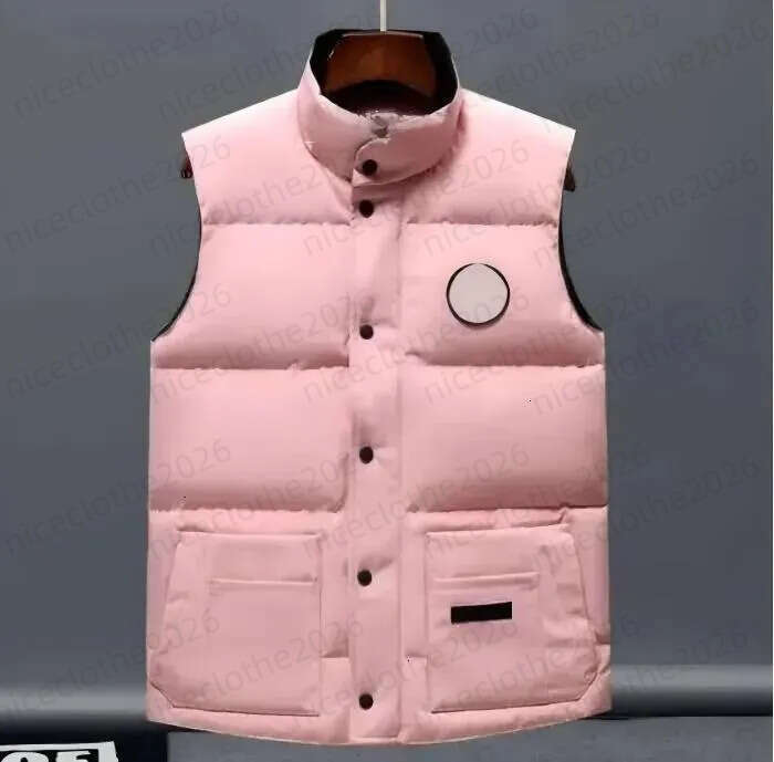 Canadas Gilet Designer Goosemen Fashion Canada Jacket Femme Parka Zipper Button Embroidery Outerwear Sleeveless Canada Coats Puffer Vest 7Fd 7F4