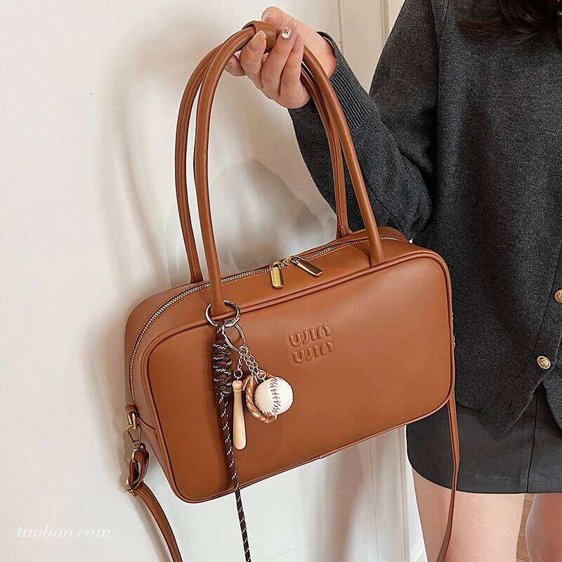 Luxury Design Boston Retro Large Capacity for Women 2025 New Autumn/Winter Commuting Versatile Shoulder Bag Top Quality XJ260109