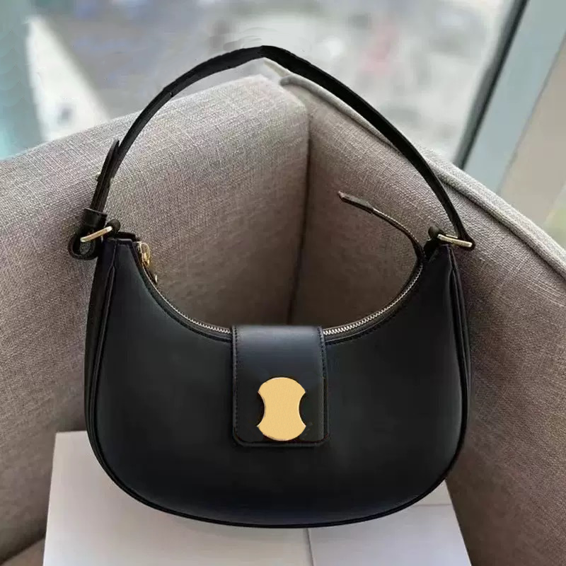 AVA triomphes Underarm bag Luxury Designer bags tote Womens handbags leather Shoulder Bag fashion crossbody half moon armpit bag Top quality Clutch Evening Bags