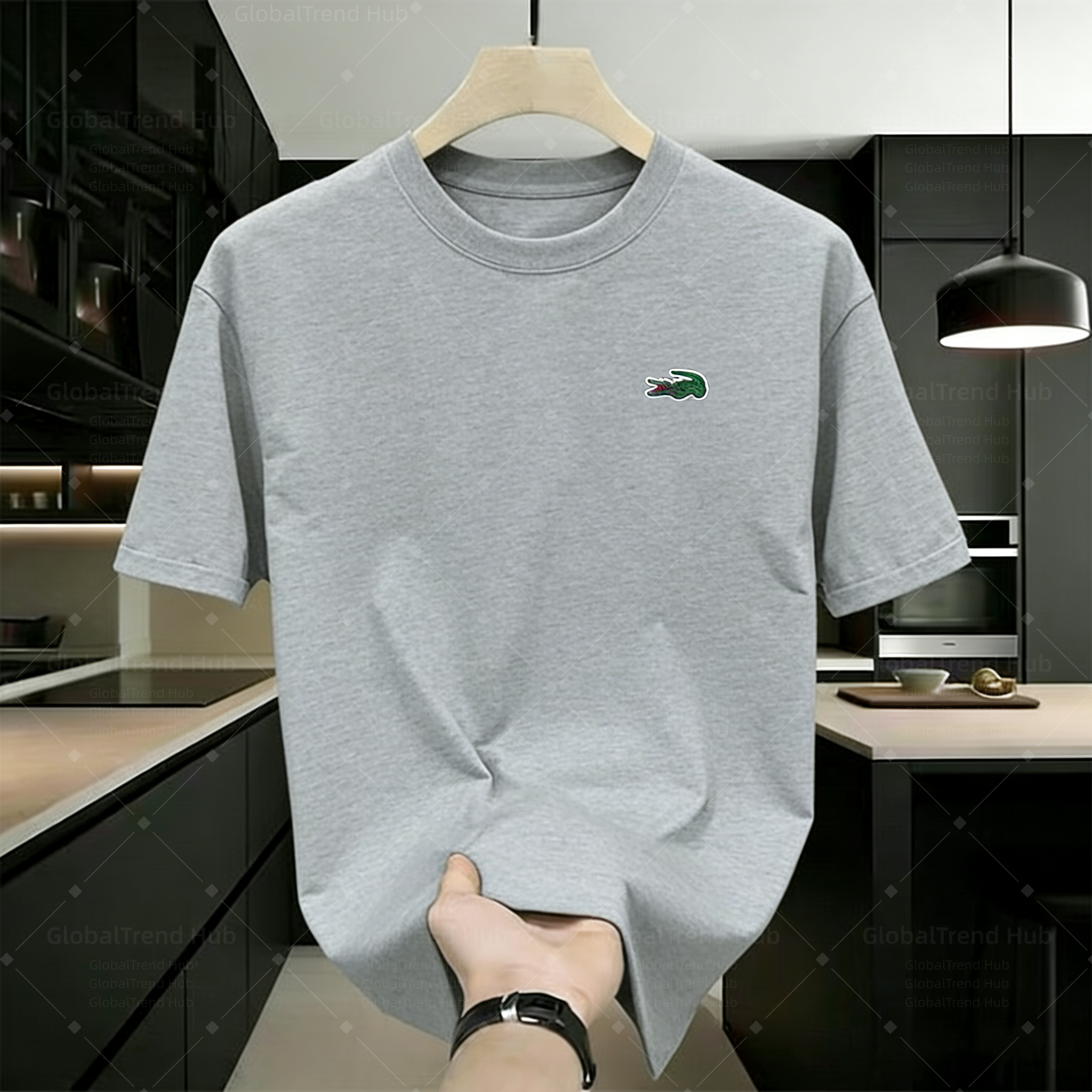 designer t shirt high quality fashion casual simple embroidery heavy cotton t-shirt male and female couples must have asia plus size