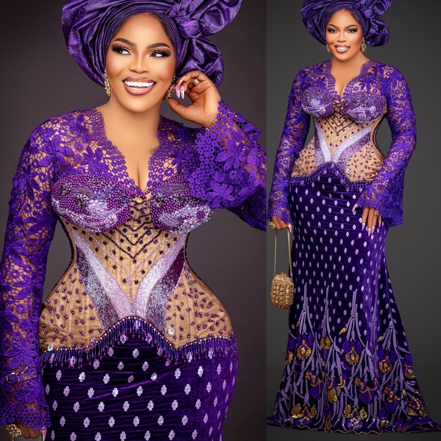 Navy Blue Mermaid Prom Dresses 2026 Beaded Lace Illusion Evening Formal Party Second Birthday Engagement Gowns Plus Size Dress For Special Occasions Z