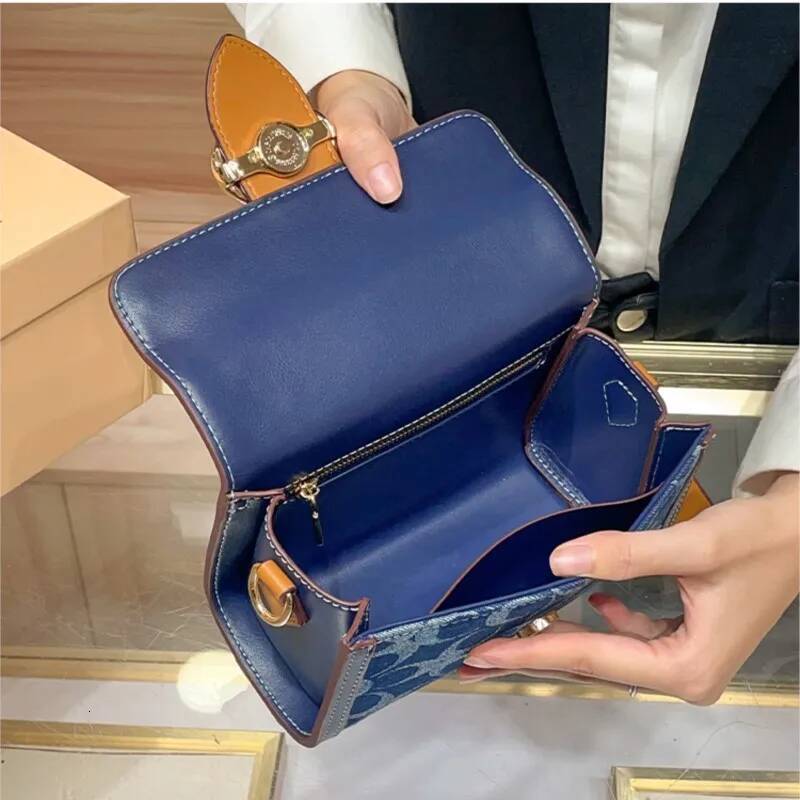 Bestseller Ladies' handbag, light luxury retro denim canvas fashionable 2025 new pillow bag, high-end single shoulder crossbody bag ddmybear