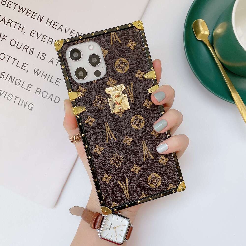 Phone case For iPhone 17 pro max Suitable for iPhone 16 pm Classic Fashion Leather Texture Apple 15 Samsung S24 Trendy Brand Phone Case Fashion