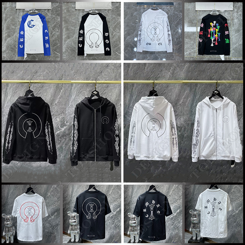 Chrome hoodie Designer mens tshirt mens designer shirt jumper sweater sweatshirt women sweaters jumpers for men cotton pullover embroidery letter long sleeve 5lo2