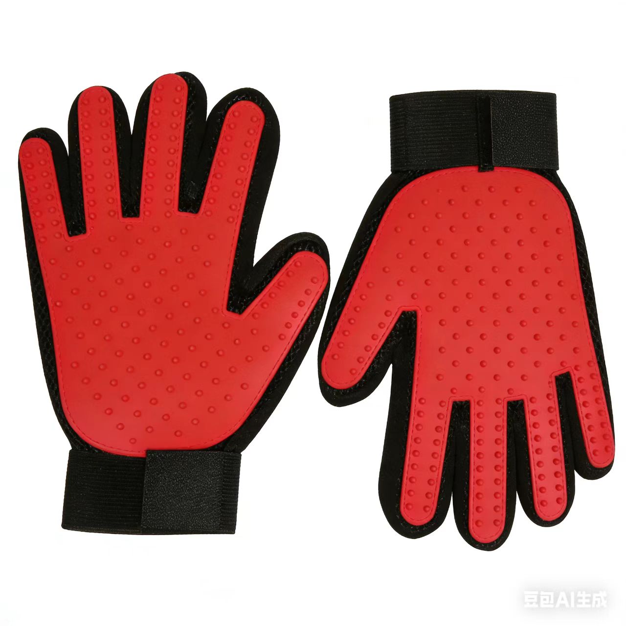 Multi-Color Cat Petting Glove - Reusable Pet Hair Remover Glove, Gentle Deshedding Glove for Cats/Dogs Loose Fur