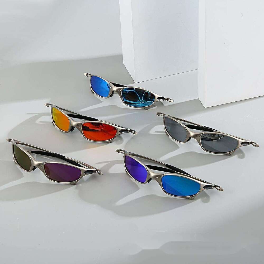 Retro Wrap-Around Sunglasses - Multi-Color Lens UV Protection Sports Shades for Men Women