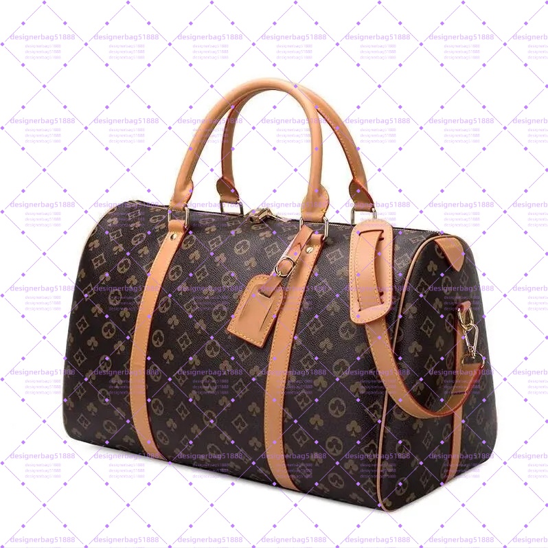 Duffle Bag Women Hand Lage Designer Travel Men Leather Handbags Large Cross Body Bags Totes 55Cm 10A aa