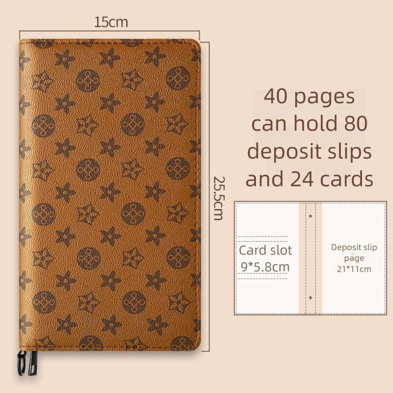 pouches Zipper organizers & for domestic use, cash storage bags for bills and bank passbooks, living room document organizer with secure closure use, 