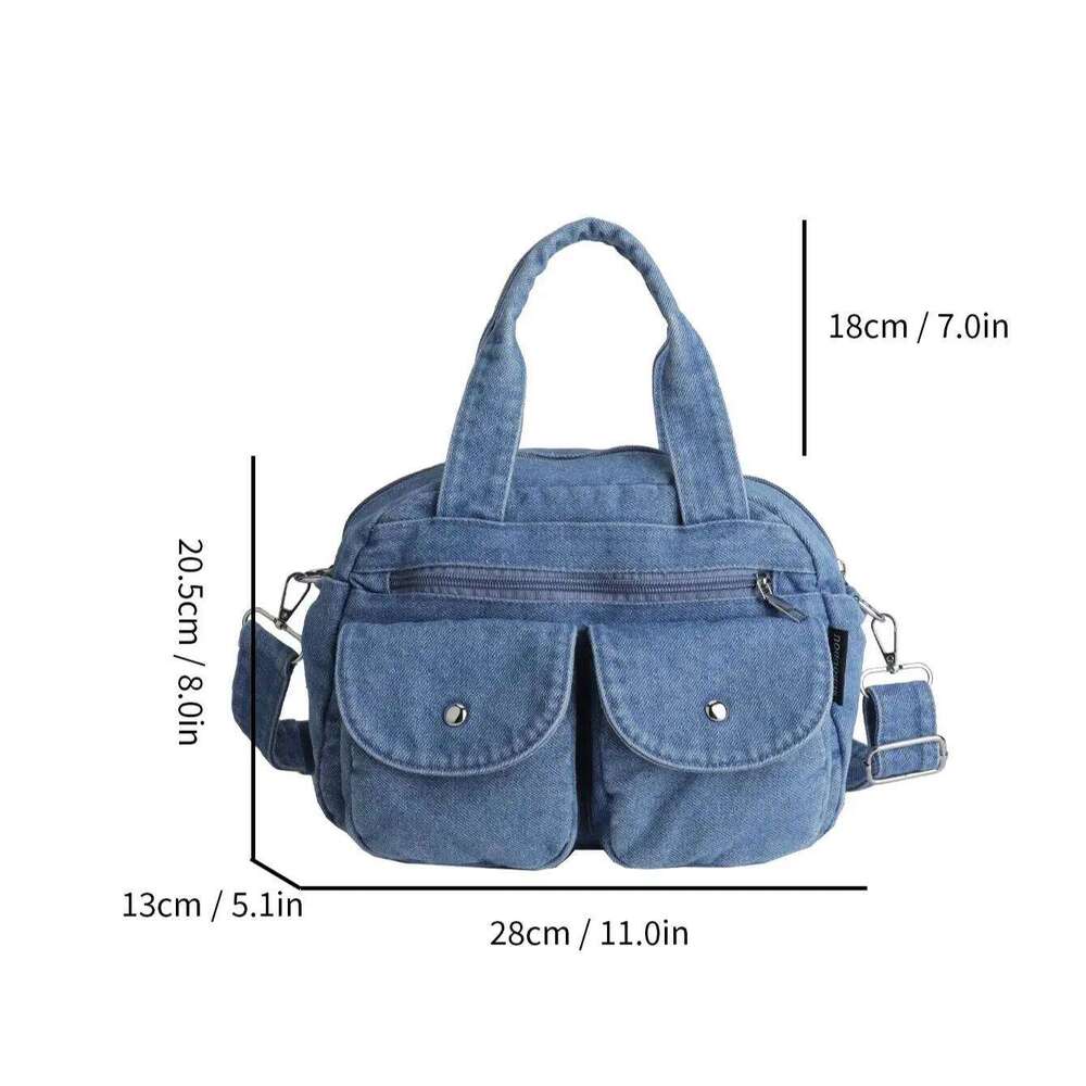 Fashion Casual Women's Crossbody High Quality Denim Shoulder Large Capacity Tote Bag Multi Functional Womens Handbags XJ260109
