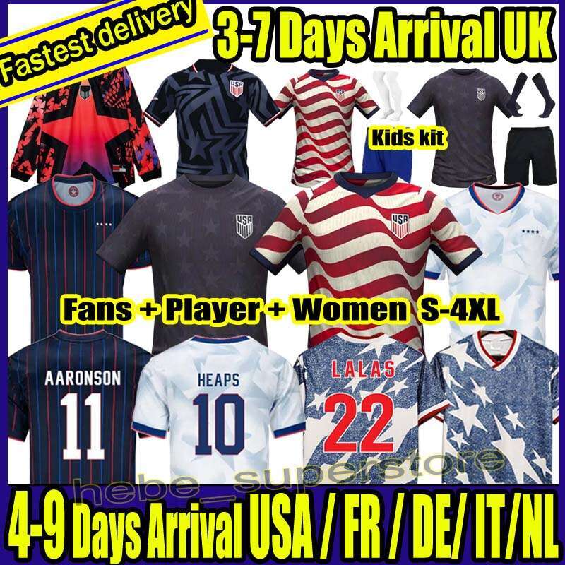 S-4XL 25 26 Rose Lavelle PULISIC Soccer jerseys USWNT Megan Rapinoe Trinity Rodman Team 2024 2025 2026 USAS Alex Morgan Lindsey Horan Sophia Smith Mallory