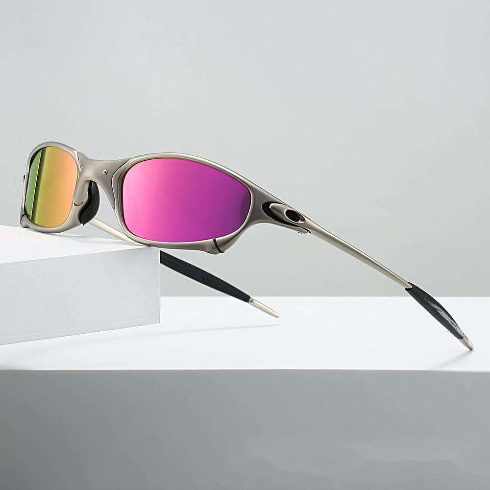 Retro Wrap-Around Sunglasses - Multi-Color Lens UV Protection Sports Shades for Men Women
