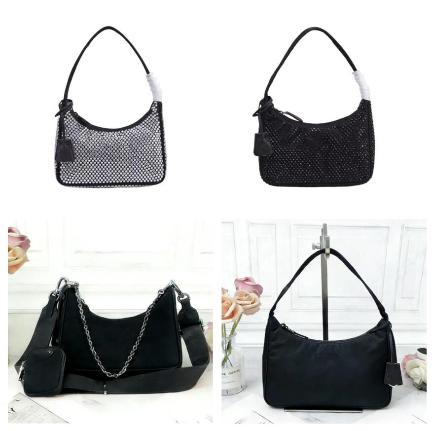 Shoulder Bags 2025 Diamond Women Shoulder Bag New Handbags Summer Fashion Underarm Purses Luxury Totes Classic Shiny Handbag Zipper Multicolor