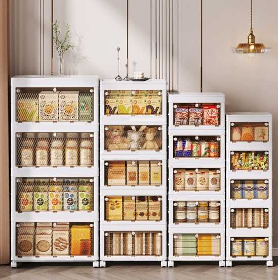 Storage cabinet living room toys folding storage cabinet multi-functional sundries snacks storage cabinet H260109