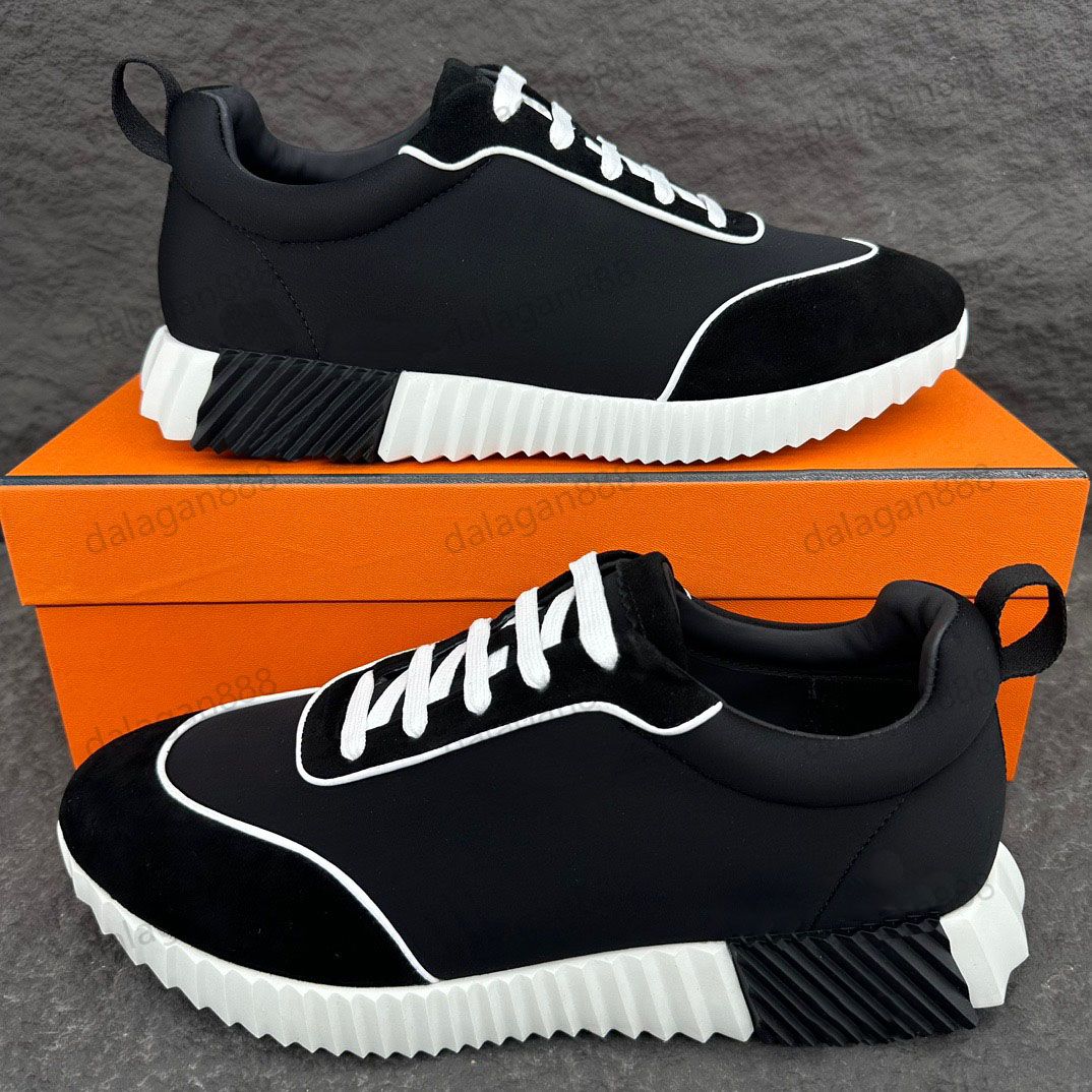 bouncing sneakers designer suede casual shoes trainers breathable mesh running shoe men bounce sneaker women sneaker nonslip rubber sole flat trainer
