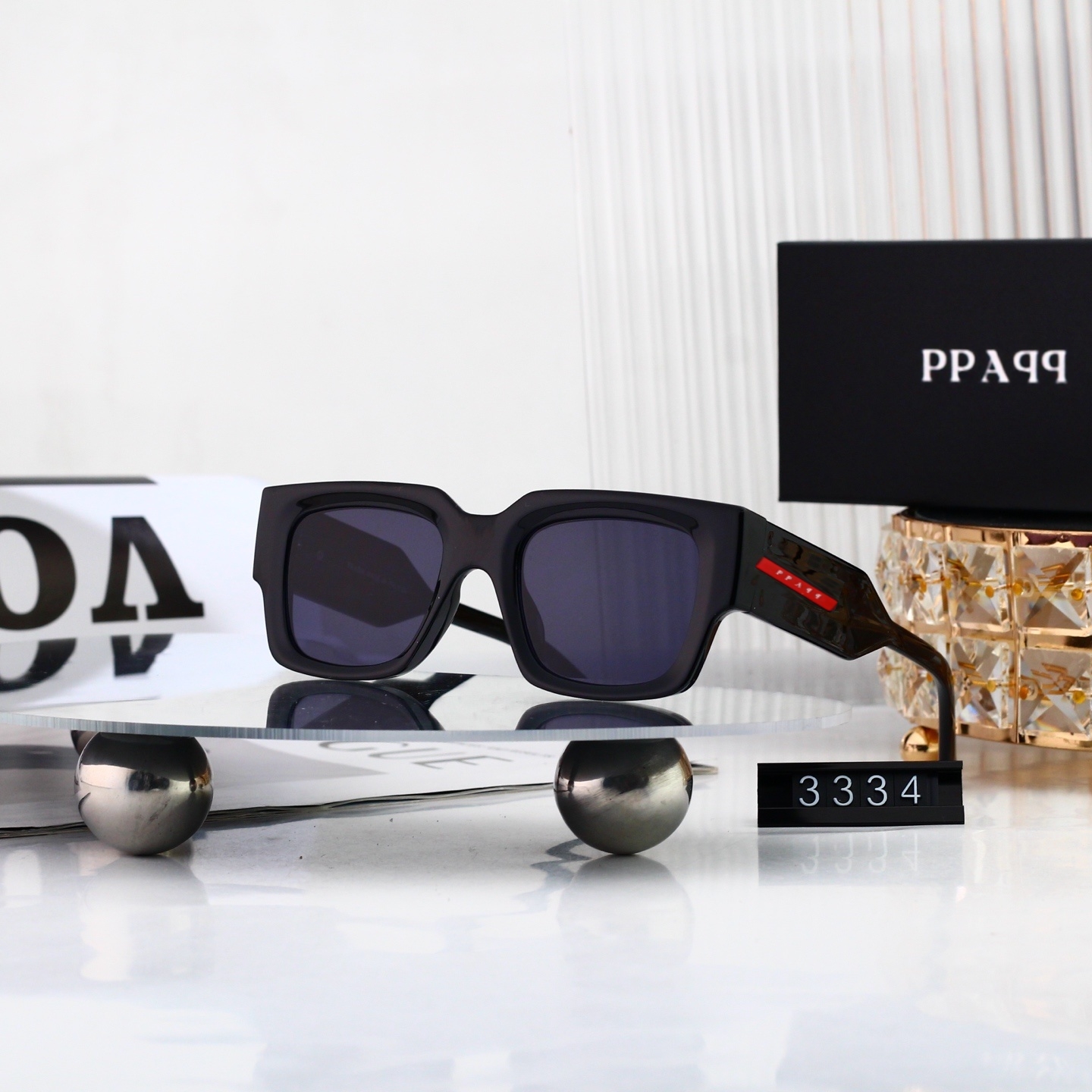 Top luxury Sunglasses lens designer womens Mens Goggle senior Eyewear For Women eyeglasses frame Vintage Metal Sun Glasses With Box jingru 3334