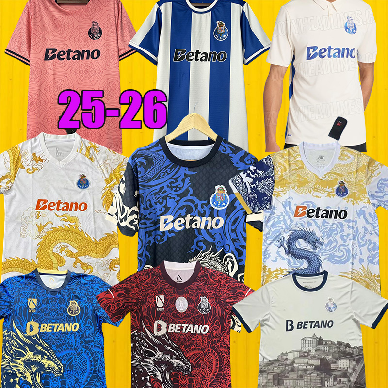 2025 2026 FC Portos soccer jerseys EVANILSON Dragon OTAVIO PEPE SERGIO OLIVEIRA MEHDI LUIS DIAZ MATHEUS VITINHA kids kits football shirts