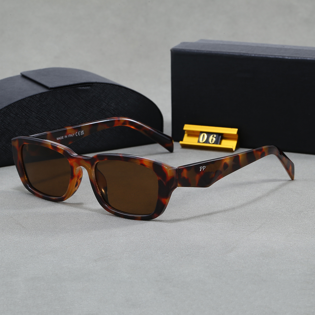 Designer New Sunglasses luxury Womens Mens Sunglasses Wearing Outdoor Shades Senior Eyewear Eyeglasses Vintage Top Sun Glasses Triangular Signatu