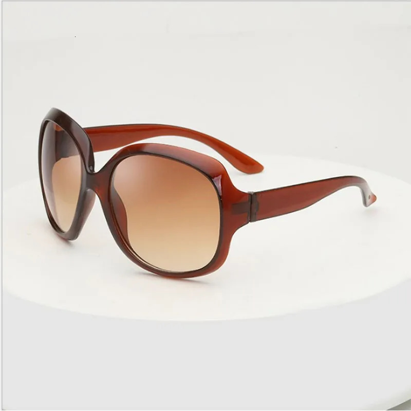 large frame oval shape Sunglasses Womens Classic Vintage Sun Glasses Ladies Driving Retro Eyewear UV400 Oculos De Sol 260108