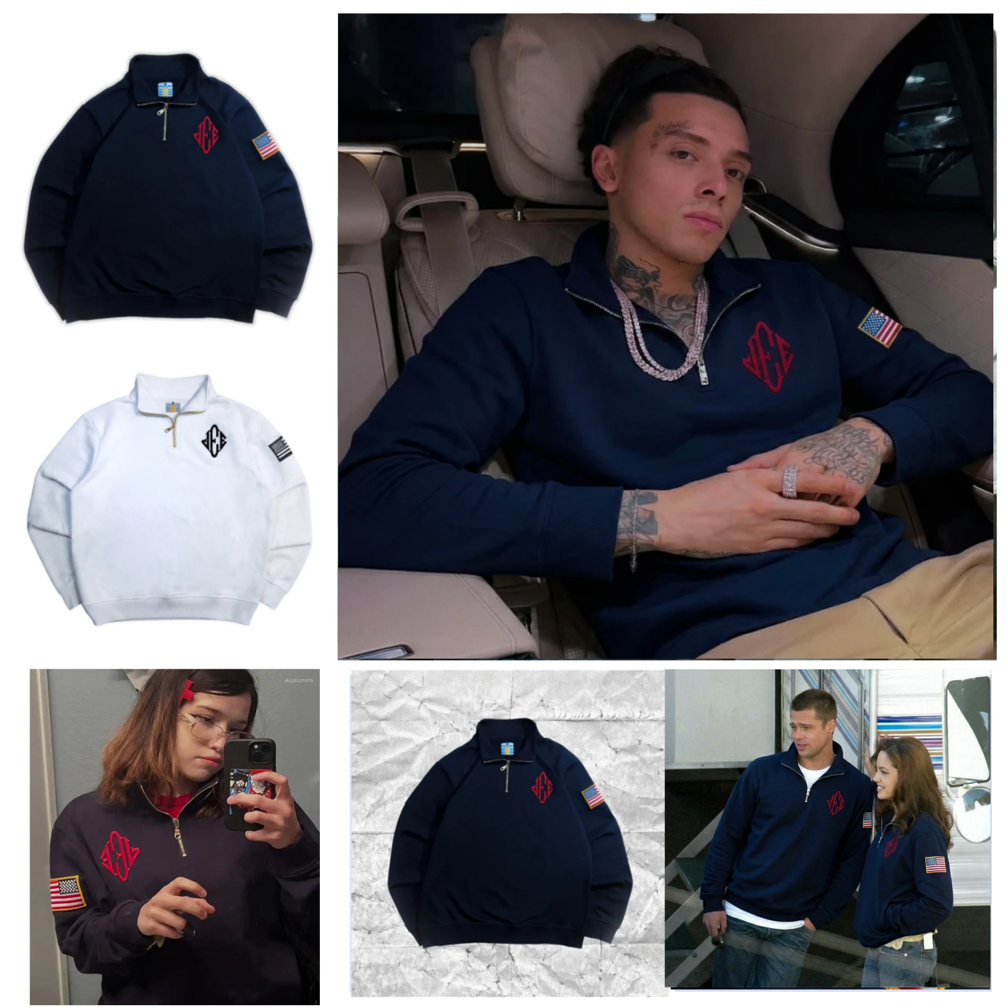 Men's Hoodies Unisex Retro Epstein Print Sweatshirt Stand Collar Quarter Zip Pullover Oversized Y2K Casual Sports Streetwear Men