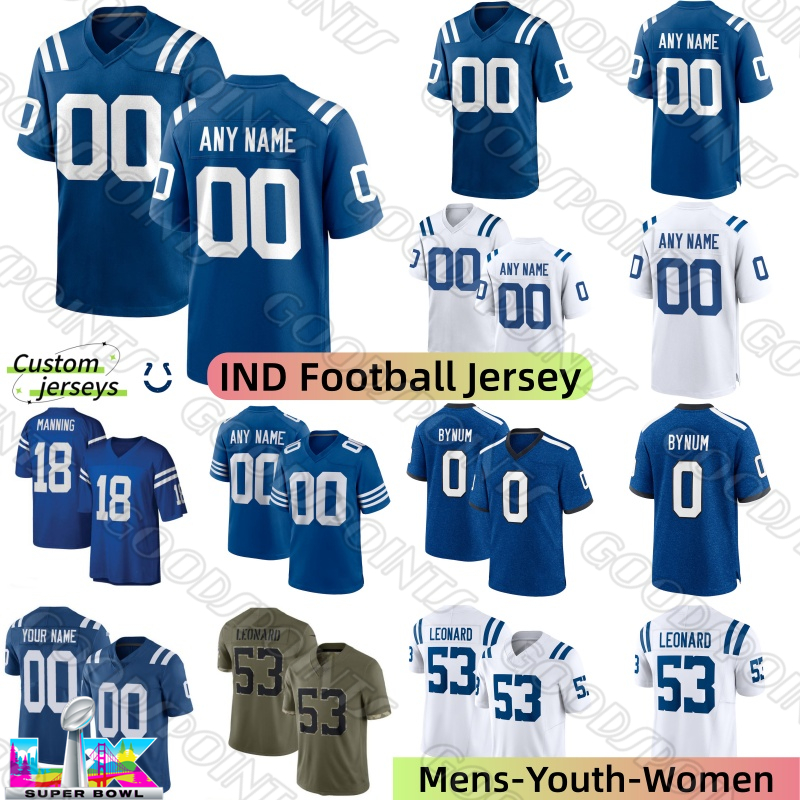 Indianapoliss ColtsJersey ColtsS Jersey Jonathan Taylor jersey Tyler Warren Michael Pittman Jr #17 Daniel Jones Nelson Nick Foles Buckner Manning Football Jerseys