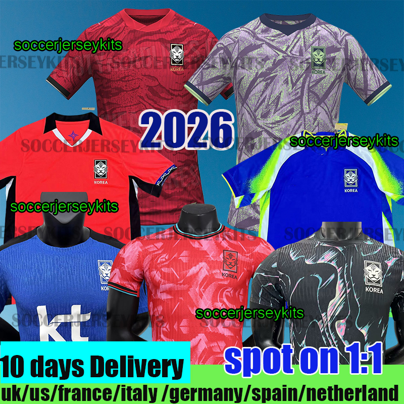 2025 South Korea soccer jerseys MEN KIDS KIT WOMEN H M SON national team HWANG LEE 25 26 fan player version football shirt 2002 RETRO korea jersey Training uniform