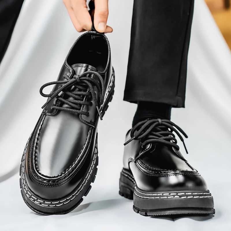 2025 New Mens Leather Shoes - Durable Comfortable Breathable Stylish H260425