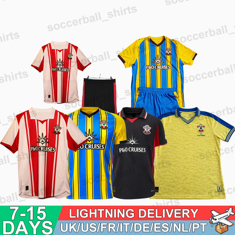 Southampton Football Soccer Jerseys 25 26 Retro Football Shirts Tops Kits Men Kids Women Pre Match 3XL 4XL