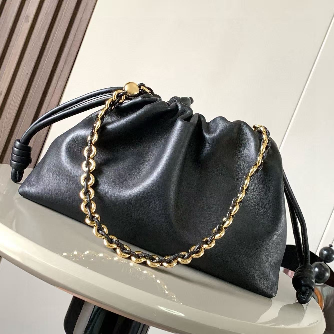 Designer bag Flamenco bag Shoulder Bags Luxury bag Womens crossbody Napa Sheepskin Handbags 12A quality cloud bag lady Clutch bucket bag tote detachable chain strap