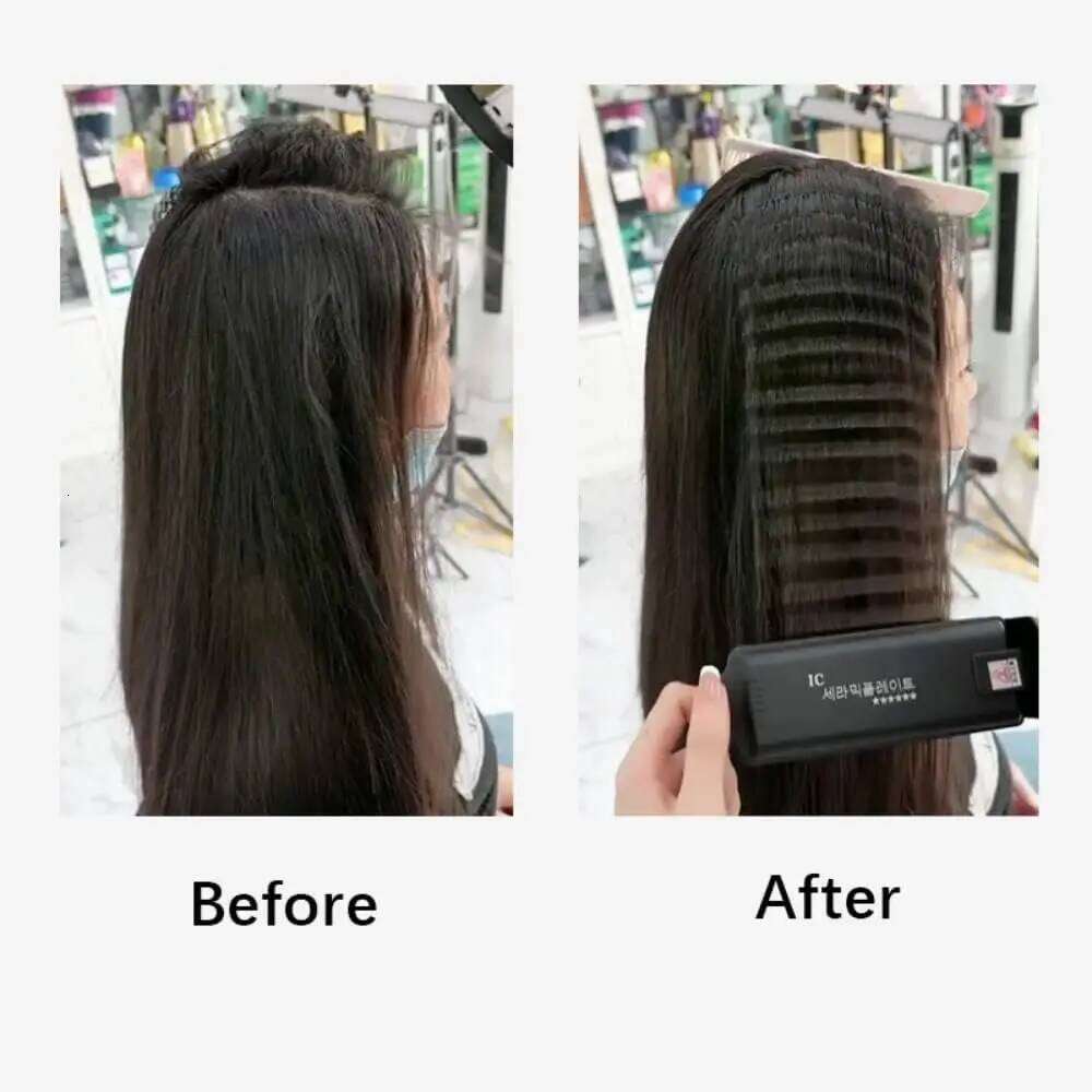 6 Teeth Corrugated For Volumizing And Fluffy Hairstyles Iron Anti Static Ceramic Hair Crimping Styling Tool H260110