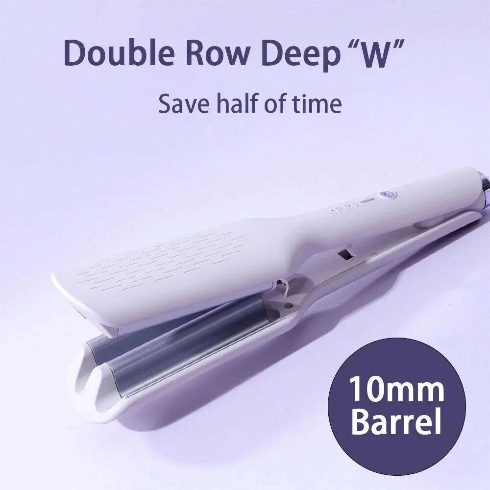 10mm 4 Barrel Crimper Beach Waves Volumizing Curling Iron PTC Heating Ceramic Hair Waver Styling Tools for Women Girls H260110