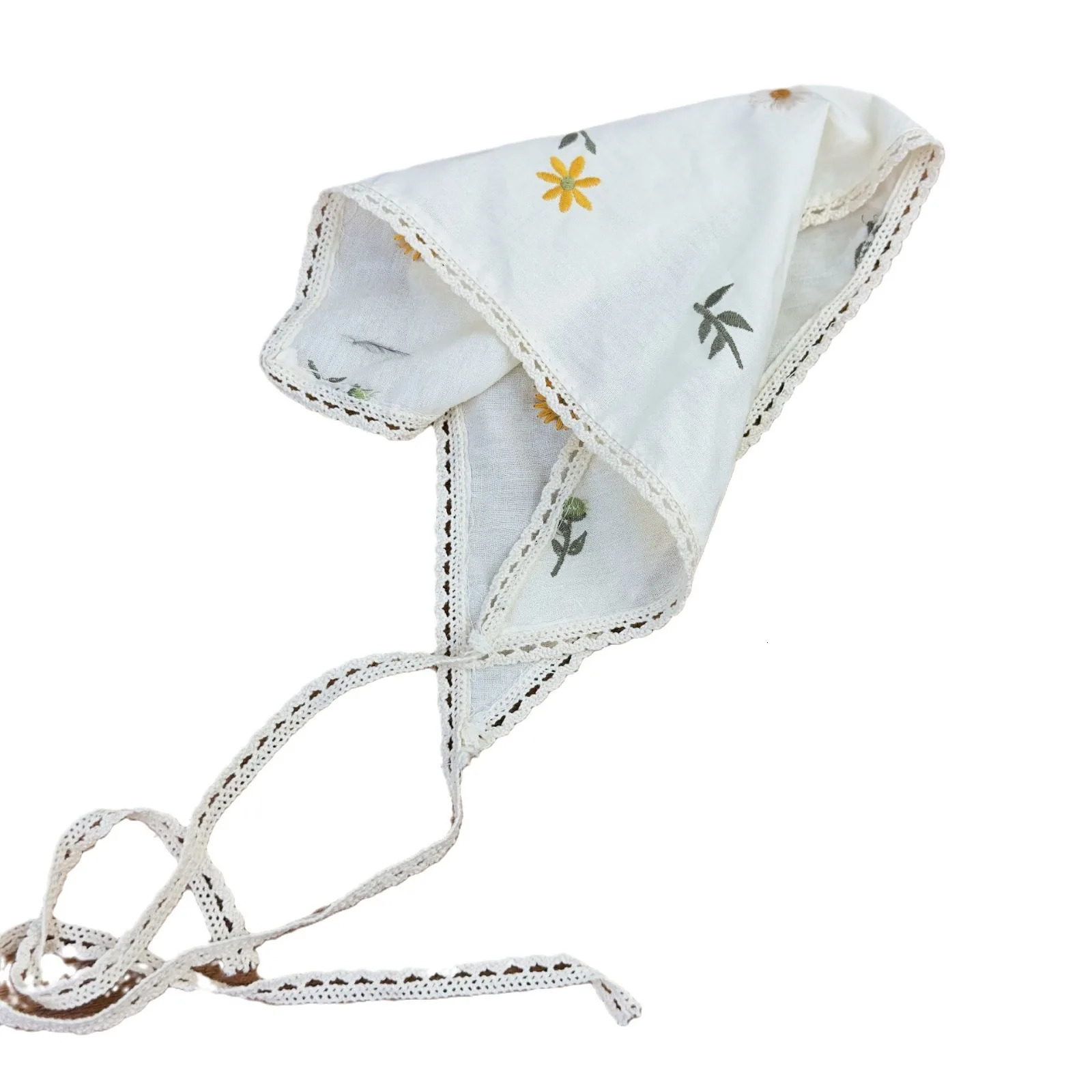 Fabric Printing Triangle Scarf Flower Hair Bands Women Sweet Retro Headwarps Turban Bandana Headbands for Girl Hair Accessories 260107