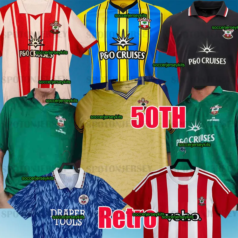 Southampton 25 26 Special Southampton 2026 50-Year FA Cup Champions Anniversary Kit men kids kit SAINTS 1992 15 16 retro Southampton fc vintage Football shirts