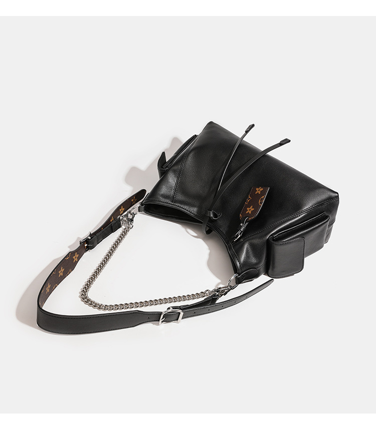 Postman Tote Bag Large Capacity Chain Commuter Bag Darth Vader High Sense Single Shoulder Crossbody Bag