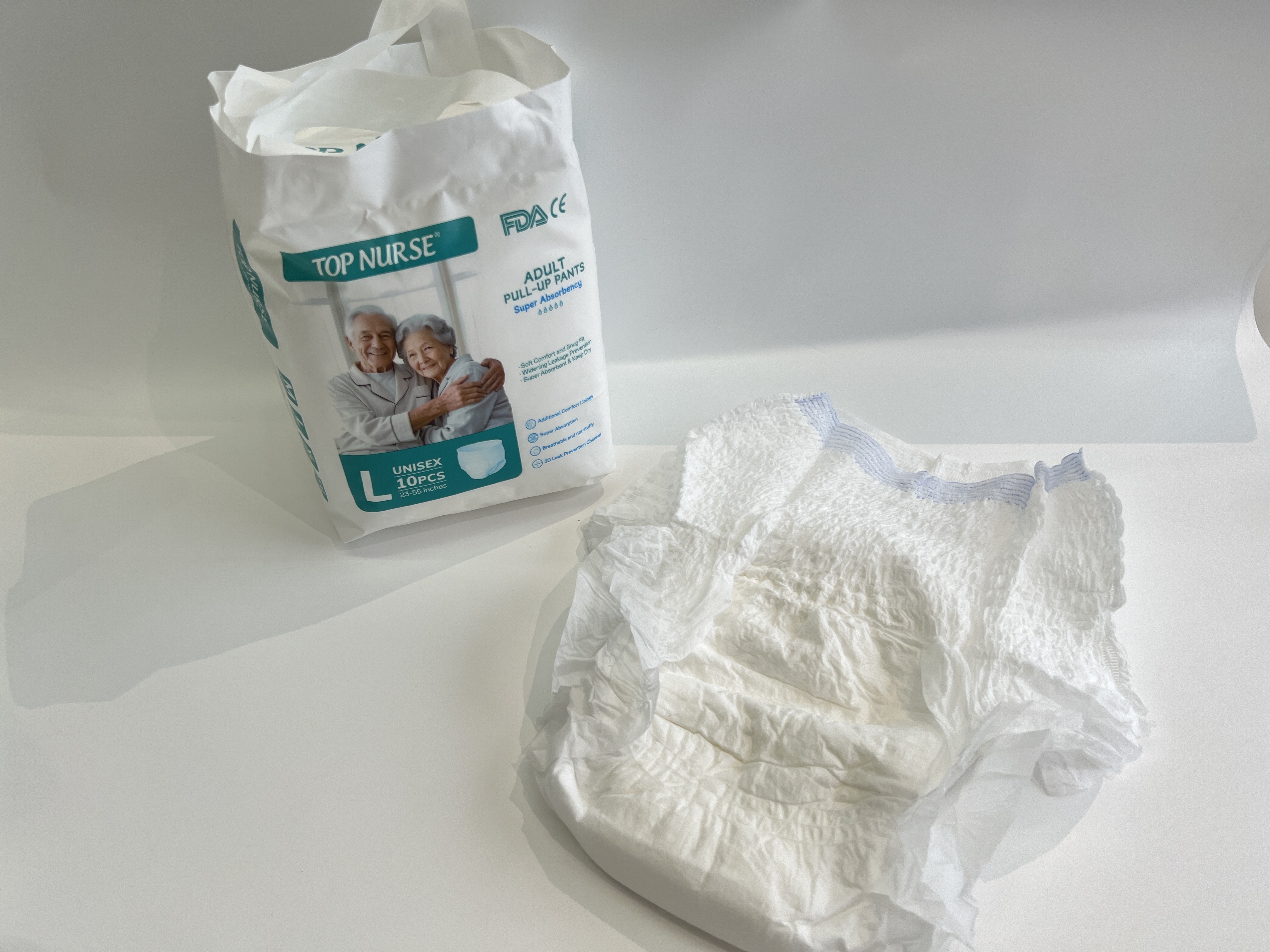 Adult Pull-Ups for Seniors Extra-Large Disposable Diapers for the Elderly Thickened Disposable Adult Diapers for Seniors