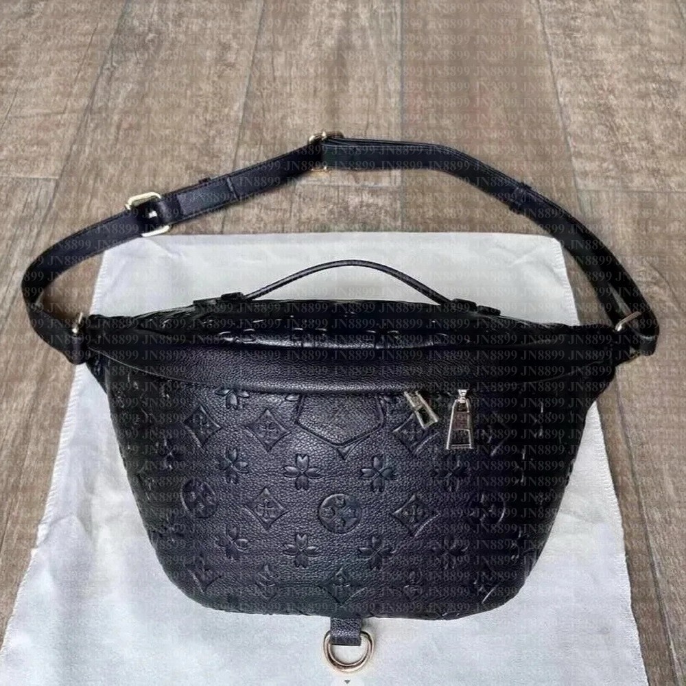Designer Bag Bumbag Cross Body Waist Bags Temperament Bumbags Fanny Pack Bum embossing flower Famous soft leather louisities vuinton Luxury bags With Dust Bag
