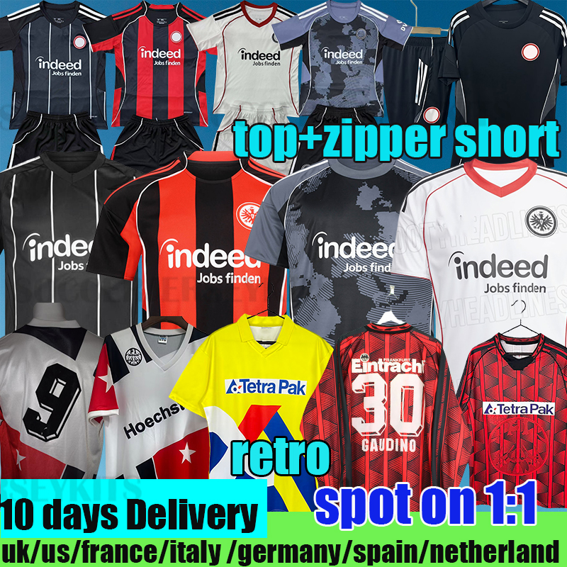 25 26 EintrachtS Frankfurt Soccer Jerseys 125 th EKITIKE MARMOUSH DINA EBIMBE KNAUFF M.GOTZE CHAIBI SKHIRI RODE KOCH 2024 2025 Football shirts