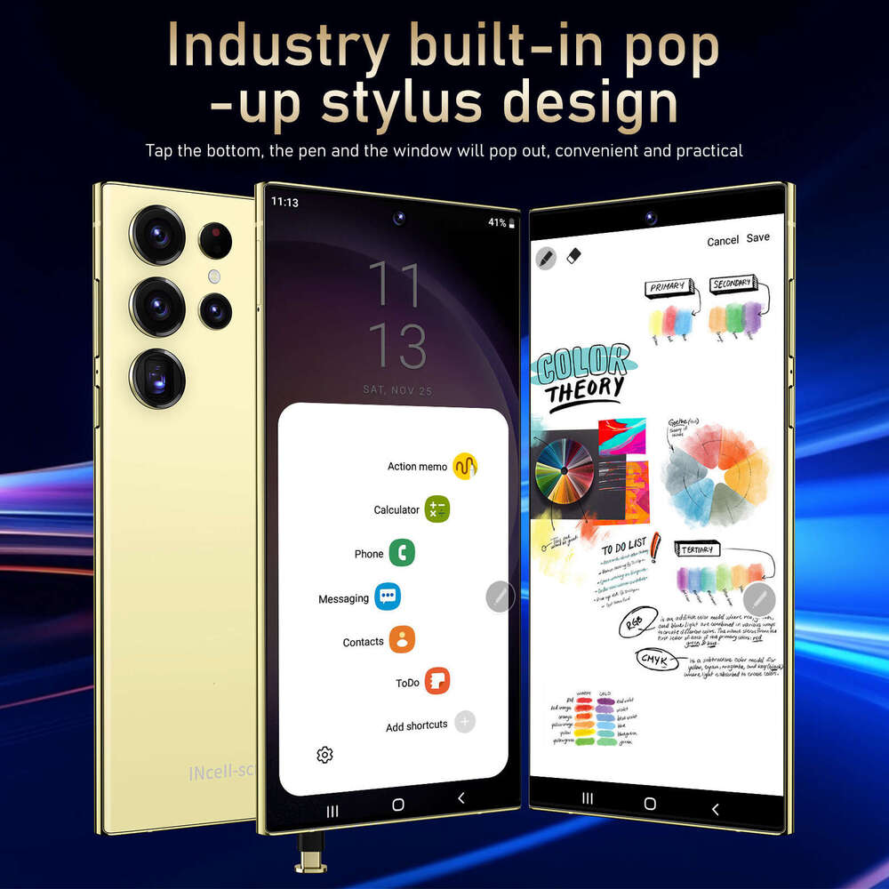 Famous brand cross-border S24 Ultra smartphone 7.3 large screen built-in pen 16+1T factory direct sales (explosive model) CKS