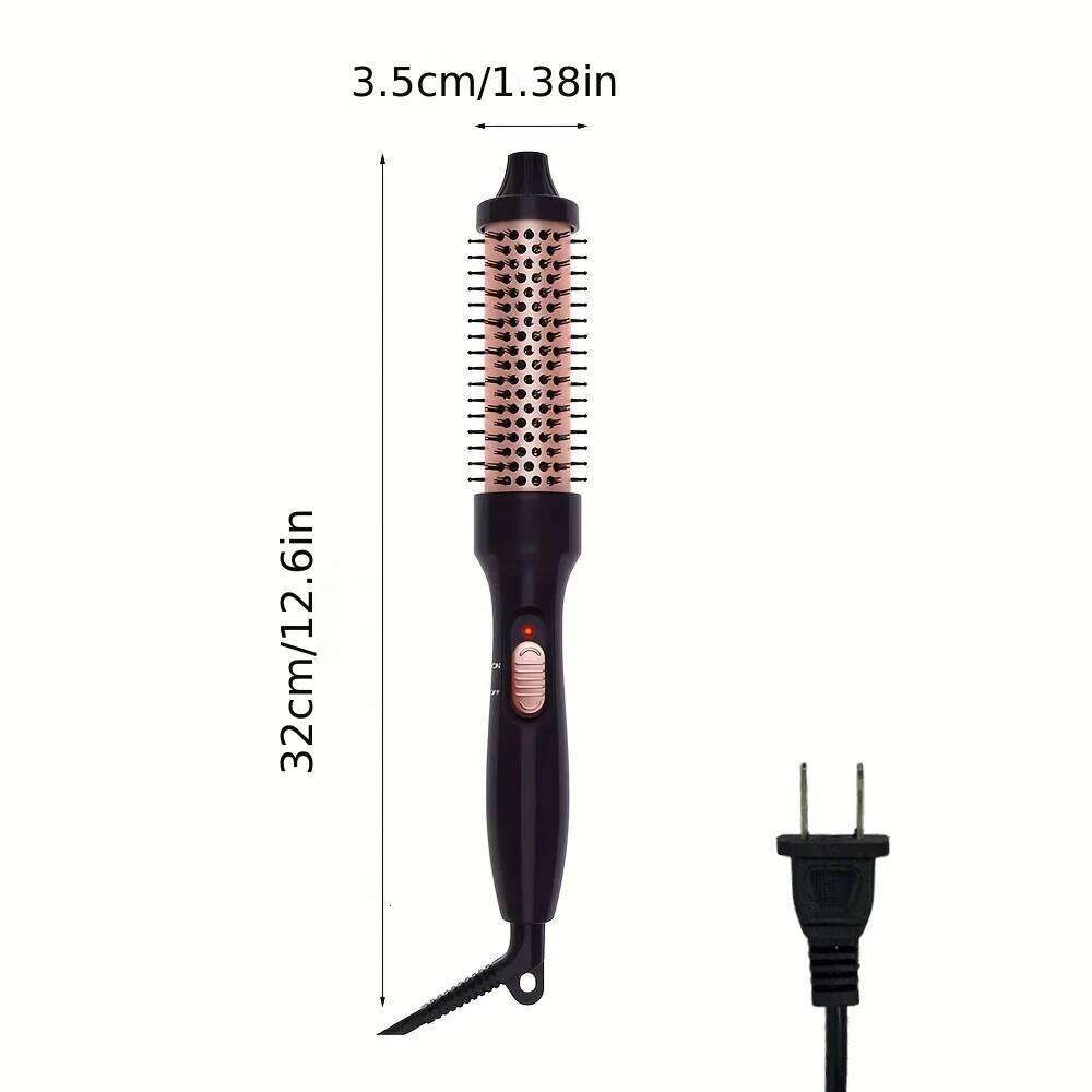 3 in 1 Thermal Heated Curling Iron Ceramic Hair Curler Volumizing Brush PTC Heating Styling Tool Home Travel Use H260110