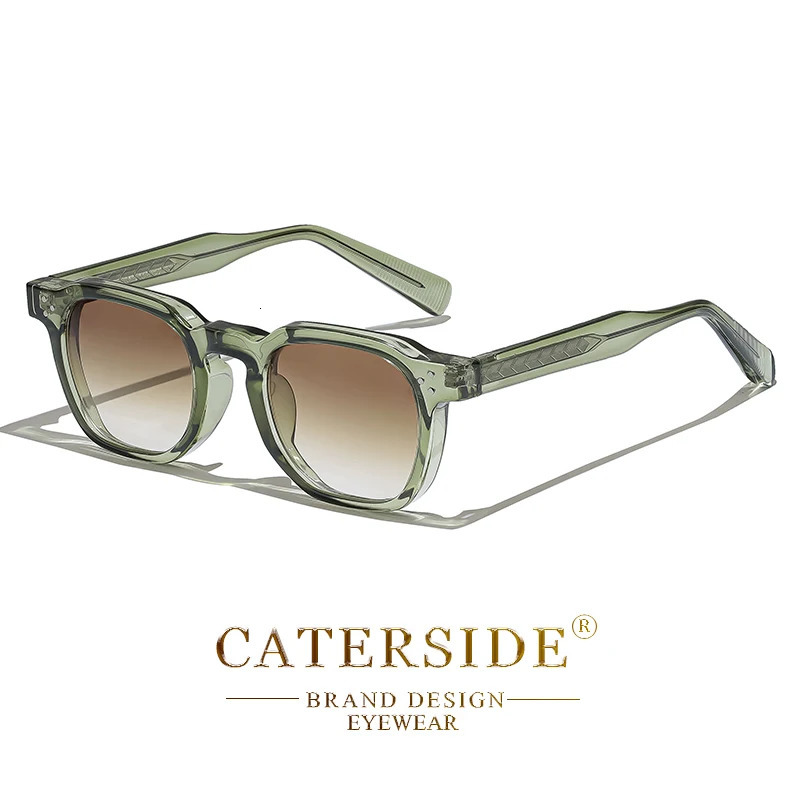 CATERSIDE Fashion Men Sunglasses Small Frame Square Personalized Sun Glasses Women Travel Party Business Festival Gift 260109
