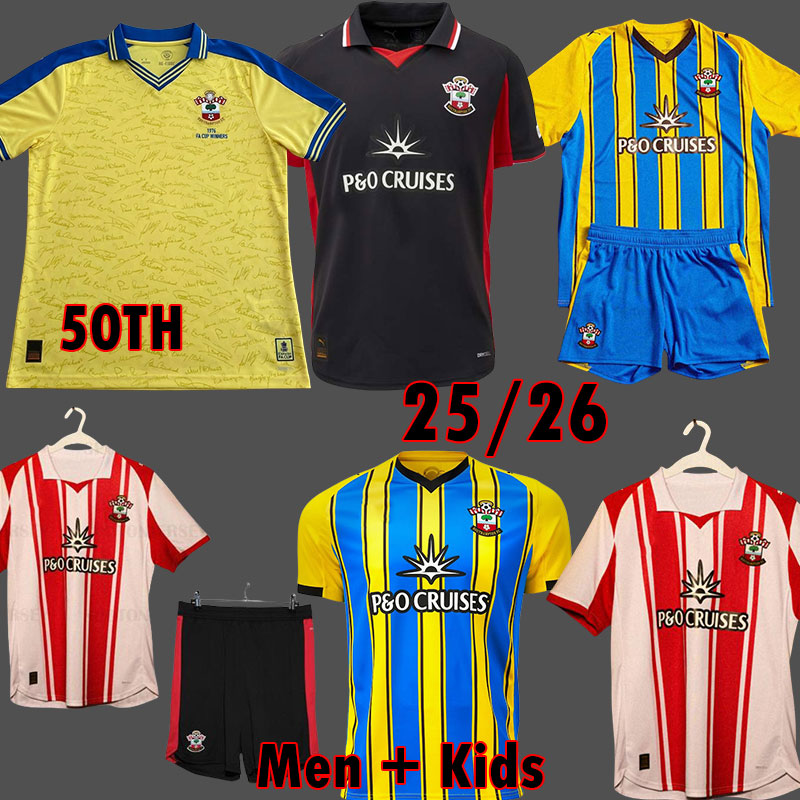 Southampton Football Soccer Jerseys Special southamton fc 50 2026 FA Cup Year Anniversary Shirt 25 26 REDMOND Football shirts adult men kids