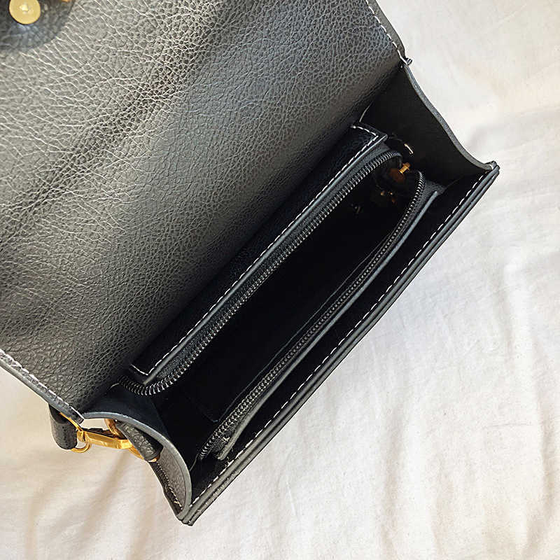 European & American Fashion Crossbody Bag Retro Lion Head Studded Handbag Women's Shoulder Bag