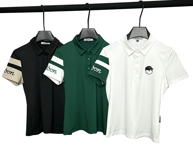 Golf Women's Short sleeved T-shirt Spring/Summer New Outdoor Quick drying Sports Shirt, Breathable, Sweat wicking, Slimming, Fashionable, Versatile Polo Shirt Lady Top